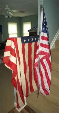 2 American Flags