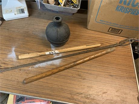 Vintage Tire Checker, Plunger & More