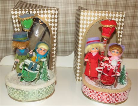 Napco Carolers Music Boxes
