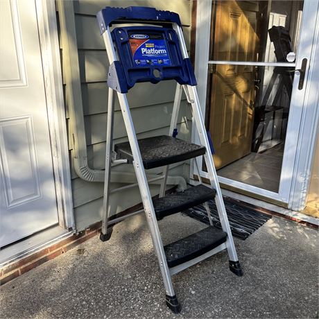 Werner Wide Body Step Stool Project Ladder Model 283-2