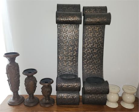 Assortment of Candle Holders