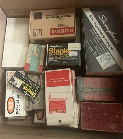 Senco, Swingline, & Arrow, Ace Stapler Heavy Duty Staple Lot