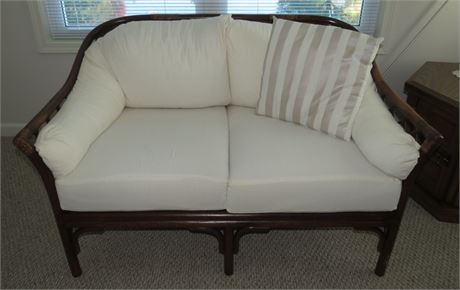 Rattan Loveseat