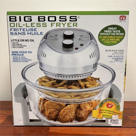 New Big Boss Oil-Less Fryer