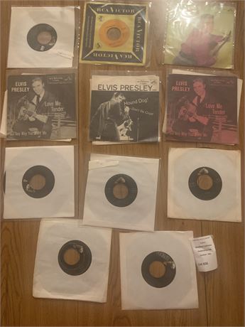 Elvis Records - Love Me Tender, Any Way You Want Me, Hound Dog, Don't Be Cruel
