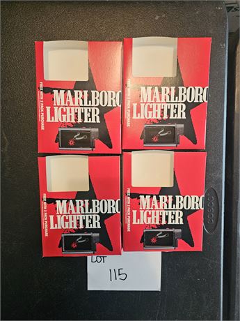 Marlboro Wild West Lighters x4