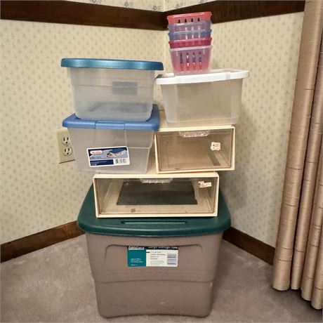 Organization and Small Storage Bundle