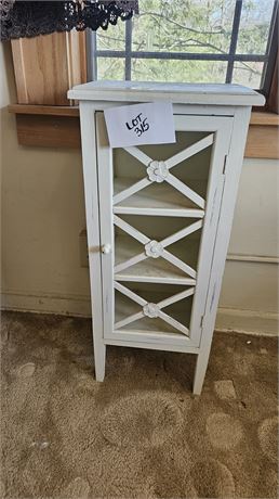 White Wash Storage Cabinet