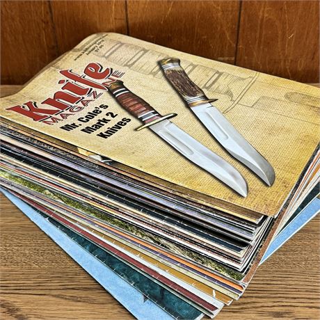 Collection of Knife Magazines from 2015 - 2018