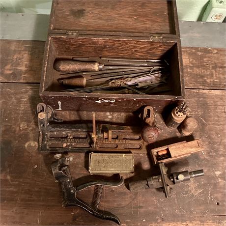 Antique Tools in an Antique Box