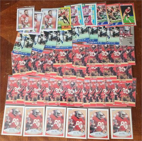 Jerry Rice Card Lot