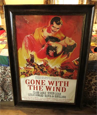 Gone With The Wind Framed Poster