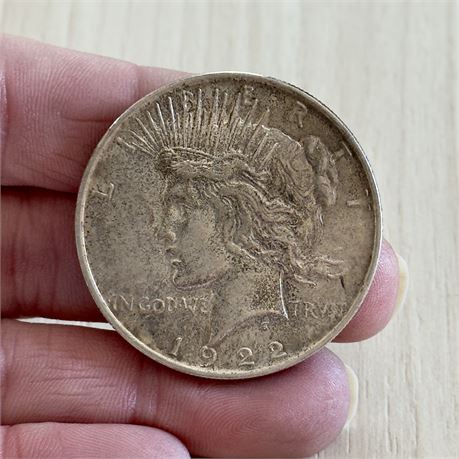 1922 Peace Silver Dollar