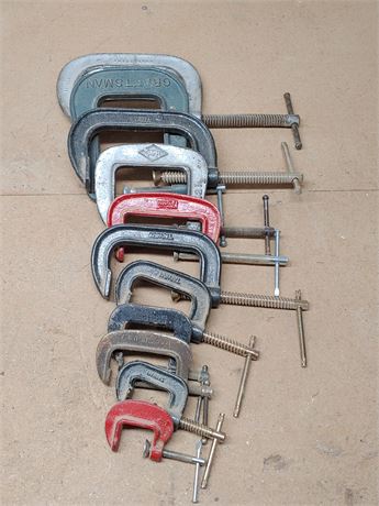 Assorted "C" Clamps Lot 2
