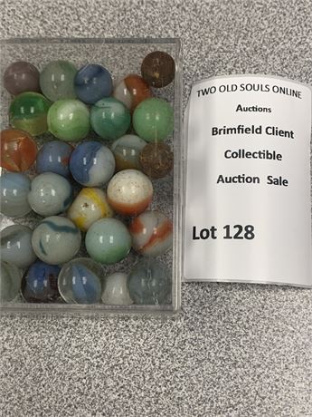 Vintage Glass Marbles Lot