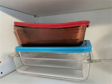 Pyrex Clear Glass Baking Dishes & Glass Food Storage Containers