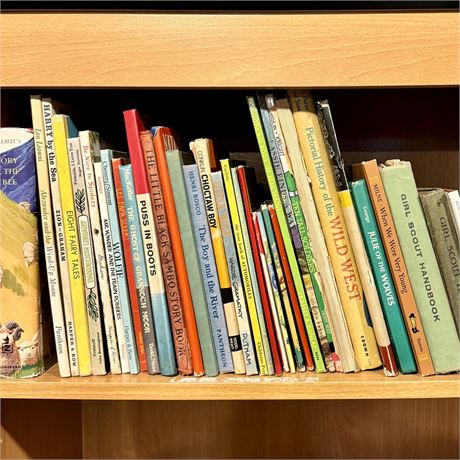 Single Shelf Vintage Children's Books Cleanout