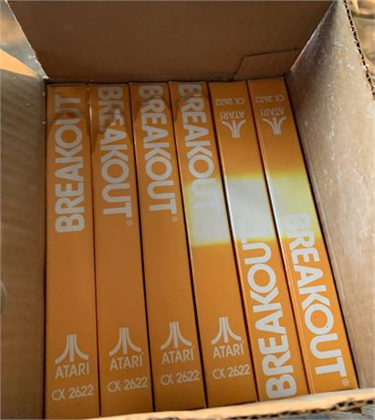 Atari CX2622 Breakout Video Game Lot of 12