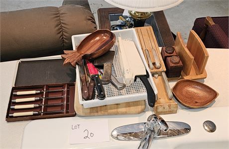 Knives, Faberware, Germain, Cleavers, S&P Shakers & More