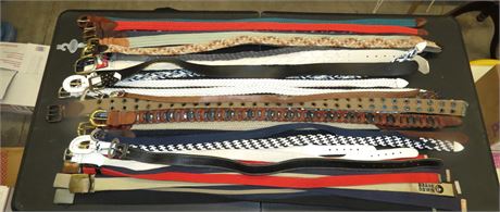 Assorted belts