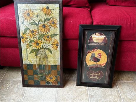 Country themed wall decor