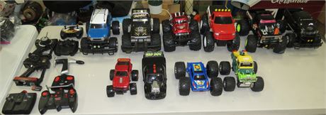 Assorted RC Trucks