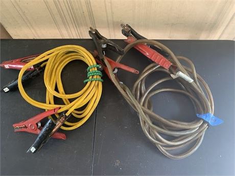 Car Jumper Cables Lot Of 2