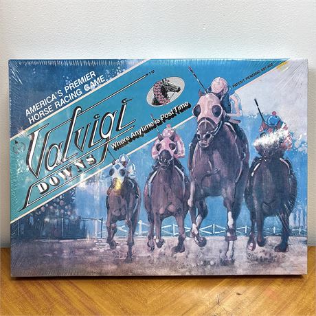 1985 Valvigi Downs Horse Racing Board Game