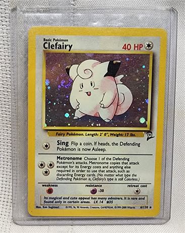 Clefairy Holo Pokémon Card