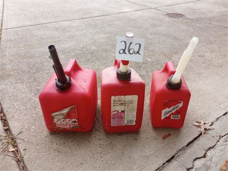 Gas Cans Lot