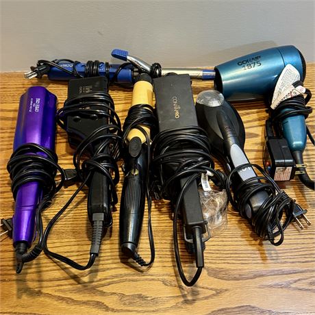 Women's Hairstyling Tools - Straightening & Curling Irons, Hair Dryer