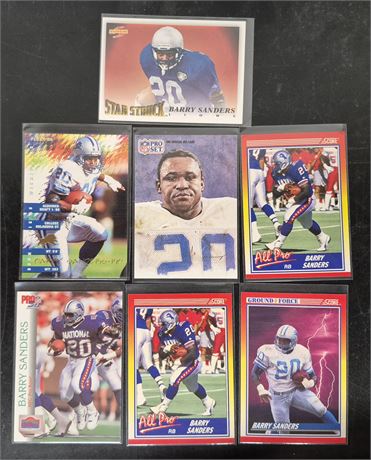 Barry Sanders Cards