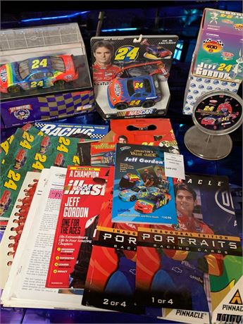 NASCAR Jeff Gordon #24 Pinnacle Portraits Racing Cards, NASCAR Illustrated
