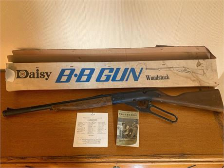 Vintage Daisy BB Gun No 102 Model 36 Rifle Woodstock In Original Box
