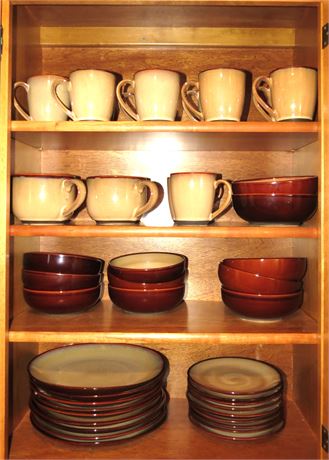 Sango "Nova Brown" Dishes