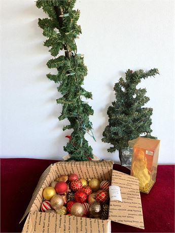 Christmas Tree, Light Post, Christmas Bell, Angel Lot