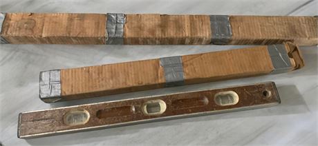 Level Tool Lot of 3 - 2 By Port Austin (4' and 2'), 1 By Amerion (2')
