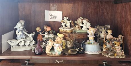 Mixed Decor- Feline Related Figurines, Animal Figurines & More