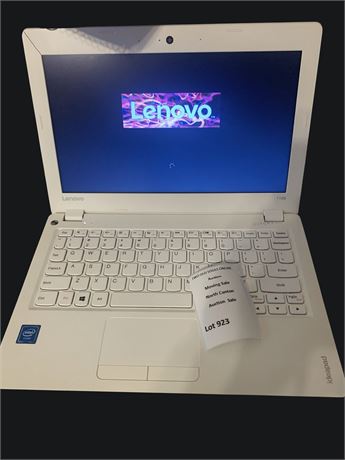 White Lenovo IdeaPad 110S Notebook W/11.6-Inch Screen W/Power Cord