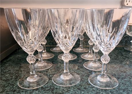 10 Piece, Crystal Stemware