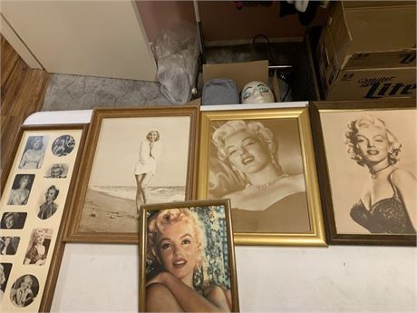 Marilyn Monroe Framed Picture Lot