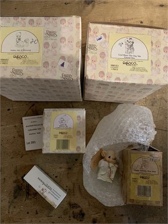 Vintage Precious Moments Figurines Make Me A Blessing, Can't Be Without You