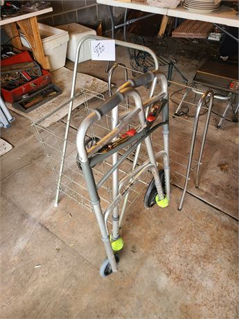 Utility Folding Cart / Folding Walker & Shoe Rack