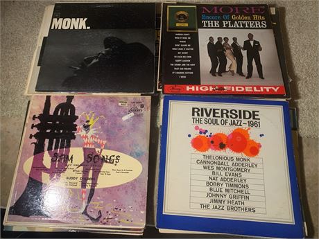 Record Lot - Thelonious Monk, The Platters, Buddy Childers, Jazz Albums