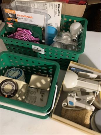 Hardware Lot - Light Bulbs & Timers