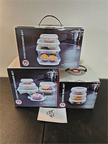 Chef's Counter Storage Sets New In Box
