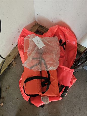 Heavy Duty LeTube Water Sports Tube & Life Jackets up to 90lbs