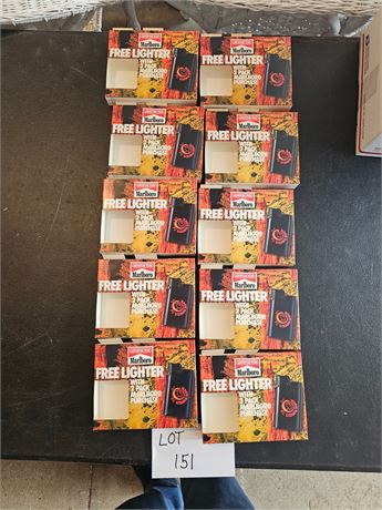 Marlboro Old Store Stock Lighter Lot x10