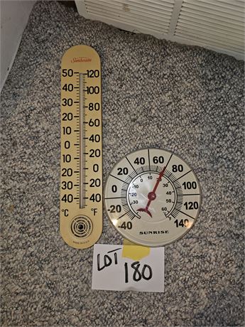 Sunbeam & Sunrise Outdoor Thermometers