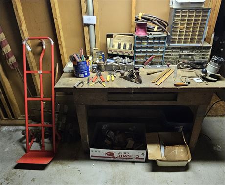 Tool Cleanout Wood Planes, Hand Drill, Wire Strippers, Screwdrivers & Hardware